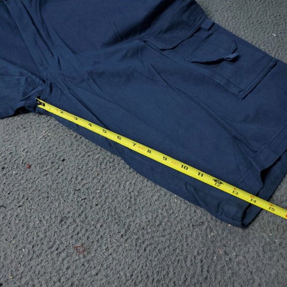 King Size Shorts Mens Size 36 Big & Tall  Cargo Khaki Blue - Picture 4 of 8
